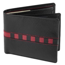 Full Grain Wallets for Men, Men's Leather Bifold Wallet with 12 Slots, RFID Blocking Wallet, Gifts for Men, Flip Out Design - Thin & Stylish with ID Window D 029
