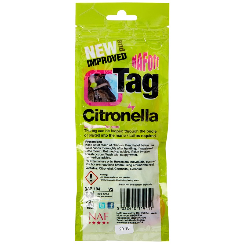 NAF Off Citronella Tag 2 pack