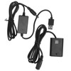 NPFW50 Dummy Battery DC Coupler Power Adapter with USB Drive