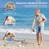 Sand Fleas Rake 52" Heavy Duty Beach Rake with Large