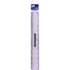 Just Stationery 6072/72 12 inch plastic Shatterproof Ruler
