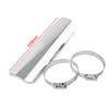 Alnicov Motorcycle Heat Shield Universal Exhaust Silencer Pipe Heat Shield
