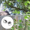 Ruimou 4 Stück M8x4mm Edelstahl einzelne Nut Drahtseil Befestigung Clip