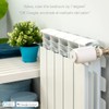 Garza - Zigbee Smart Thermostatkopf für Thermostatisches Heizkörperventil. Temperaturregler, Heizungssteuerung,