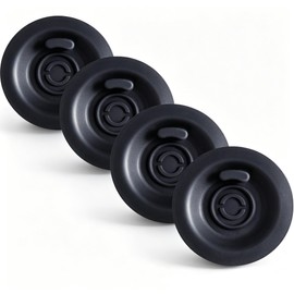 4 Pack 54mm Espresso Backflush Cleaning Disc Compatible with Breville Espresso Machines BES870XL BES878BSS BES880 BES840XL BES810BSS, Food Grade Silicone Backflush Insert Cleaning Tool