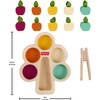 Fisher-Price Wood Montessori Toy Sorting Tree, Wooden Learning Activity Puzzle