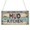 Second Ave Children's Kids Mud Kitchen Wooden Hanging Rectangle Sign