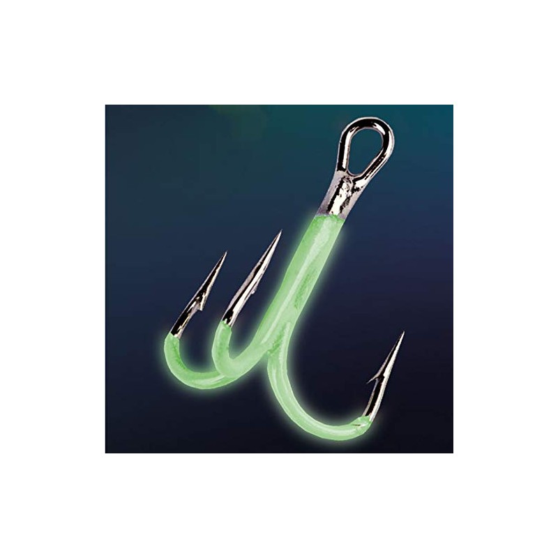 Behr Power Treble glowing hooks 5 items, 2/0