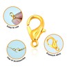 moinkerin 100 Pieces Bracelet Clasps (Gold and Silver) with 200