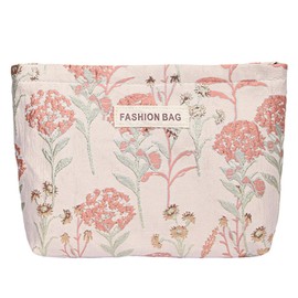 yufana Cosmetic Bag, Portable Travel Cosmetic Bag, Travel Cosmetic Bag, Portable Flower Cosmetic Bag, Toiletry Bag, Multifunctional Travel Cosmetic Bag for Women and Girls, Pink353, Popular Cosmetic
