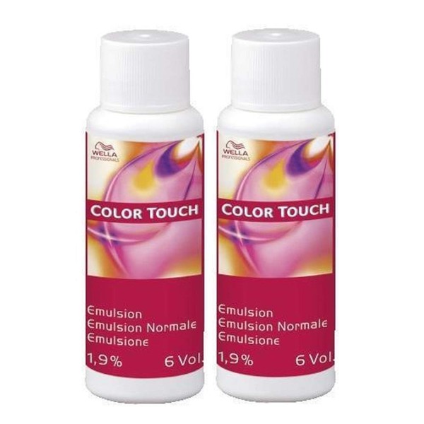 2er Wella Professionals Color Touch Emulsion 1,9% 60 ml