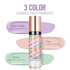 Btspring Lot de 2 apprêts pour pores, sérum correcteur de couleur, base de maquillage pour le visage, crème isolante, pores invisibles, contrôle de l'