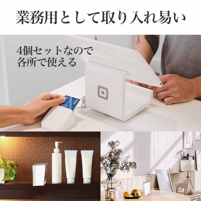 Felimoa Acrylic Card Stand Price Card Set of 4 (100x70mm)