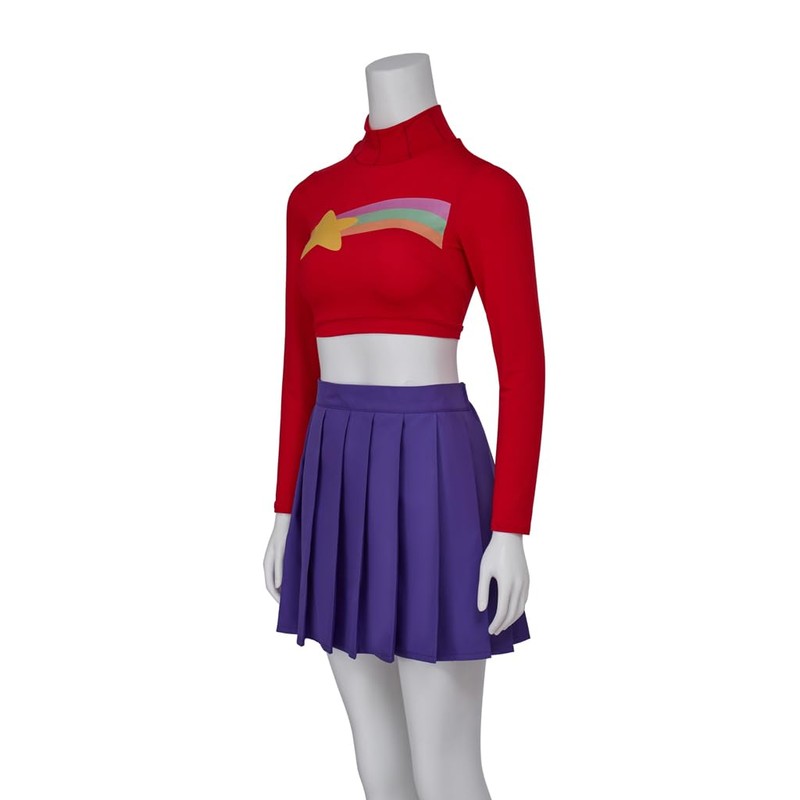 MelangCos Mabel Pines - Disfraz de cosplay para mujer, conjunto