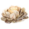 Mud Pie 498B002 Oyster Shell Votive Holder 3 1/4" x