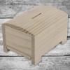 WooDeeDoo Simple Wooden Money Box | 125 x 95 x