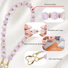 Lostars Marble Beaded Phone Wrist Strap,Detachable Phone Bracelet with Tether