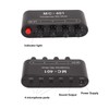 Professional Audio Mixer, 4 in 1 Out Mic Mixer Extender