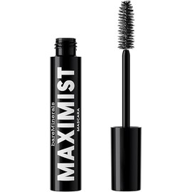 bareMinerals Maximist Phyto-Fiber Volumizing Black Mascara for Visibly Thicker Lashes, All-Day Wear, Waterproof Mascara Black, Vegan