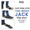 EKODE™ Durable Bootjack Extra Grip Plastic Black Boot Jack -