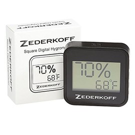 Zederkoff Hygrometer Square - Black