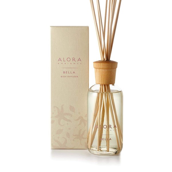 Alora Ambiance Bella 8 oz Reed Diffuser | Long-Lasting Soft