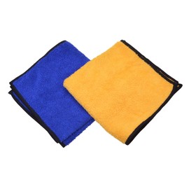 Filmer Car Care Wipes - Microfibre Cloths for All Uses Around the Car - 35 x 35 cm, Blue & Orange