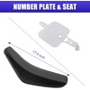 Fancemot ABS Plastics Kit with High Elasticity Tall Seat, Pit