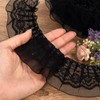 5.5Yards Double-Layer Pleated Chiffon Lace Trim Ruffle Trim Lace Ribbon