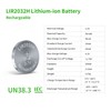EEMB LIR2032 batería de botón de Iones de Litio 4pcs