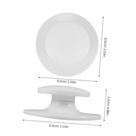 Gatuida 2Pcs Pot Lid Knob Covers Scald Kitchen Handle Replacement for Cookware Compatible with Rice Cookers Casseroles and Saucepans Safe and Practical Design