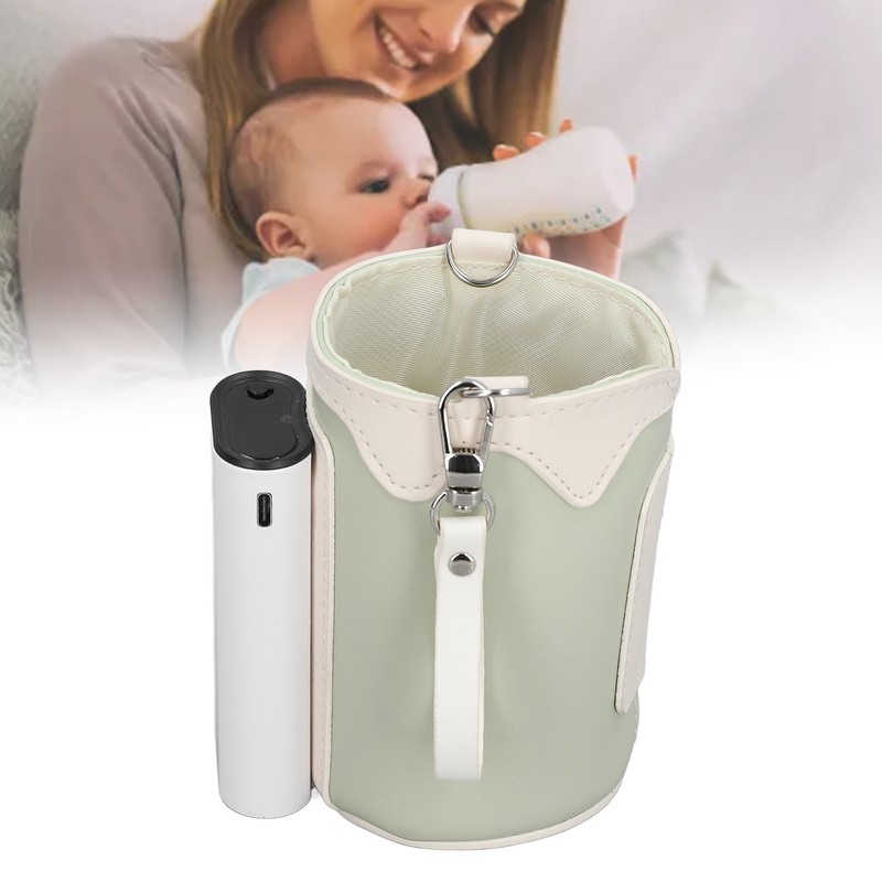 Portable Bottle Warmer Digital Display 21 Gears Temp Adjustable Rechargeable