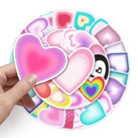 Love Stickers for Laptop (50 PCS),Gift for Children Teens Adults Girl Boys,Waterproof Stickers for Water Bottle,Love Vinyl Stickers for Scrapbook,Skateboard,Bike,Phone,Dairy