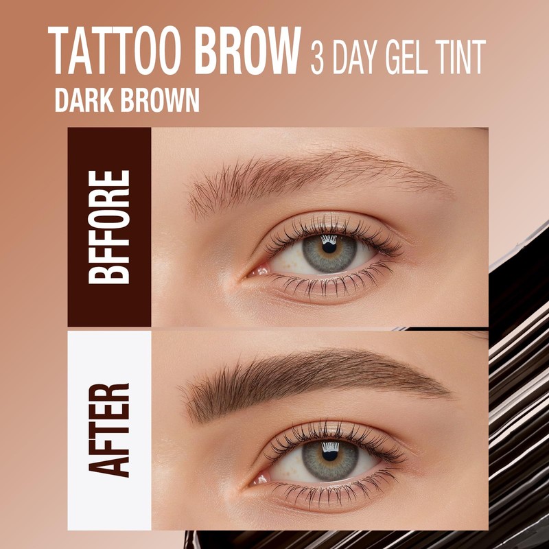 3D Peel-Off Eyebrow Tint Gel – Long-Lasting Waterproof Brow Colour,