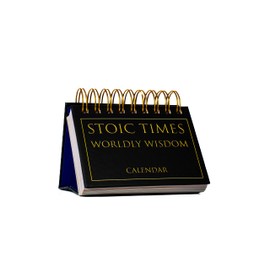 Stoic Quotes Daily Flip Calendar Perpetual 365 Days Inspiration Motivation Home Office Desk Decor