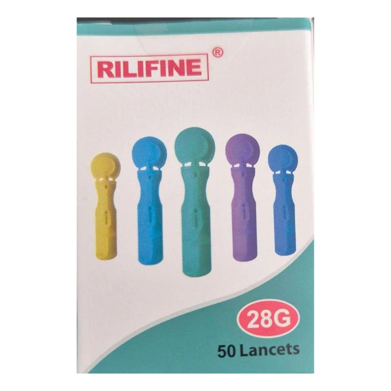 Kit De Medición De Glucosa Con 50 Tiras Y 50