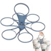 6 Cups Portable & Foldable Cup Carrier Holder with Handle,Super