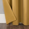 Sun Zero Easton Energy Saving Blackout Grommet Curtain Panel, Gold,