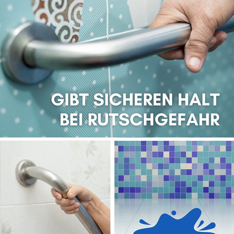 CasaXXl Stainless Steel Grab Rail for Shower and Bathtub, Bathroom