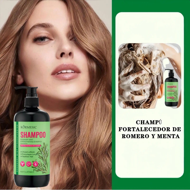 Shampoo Cola Caballo Romero Y Keratina Acelera Crecimiento