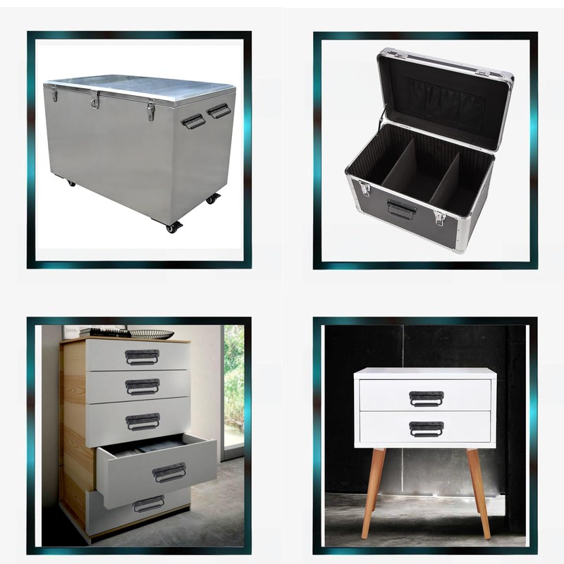 CTForest Pack of 2 Box Handles, Hardware Boxes, Suitcase Handle,