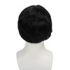 Milltrip Black Short Wigs for Men, Men Wig Short Black