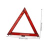 KICHOUSE 3pcs Car Safety Triangle Reflective Warning Triangle for Roadside