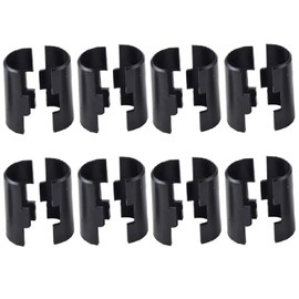 1 Inch Wire Shelf Clips for Wire Shelf System, Plastic Wire Shelf Clips, Shelf Locking Clips [8 Pairs]
