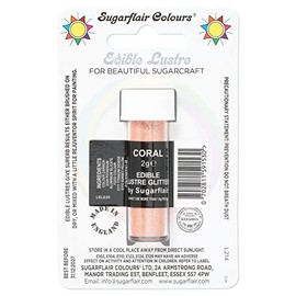 Edible Glitter Lustre - Coral