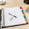 AVERY 8-Tab Binder Dividers, Write & Erase Multicolor Big Tabs,
