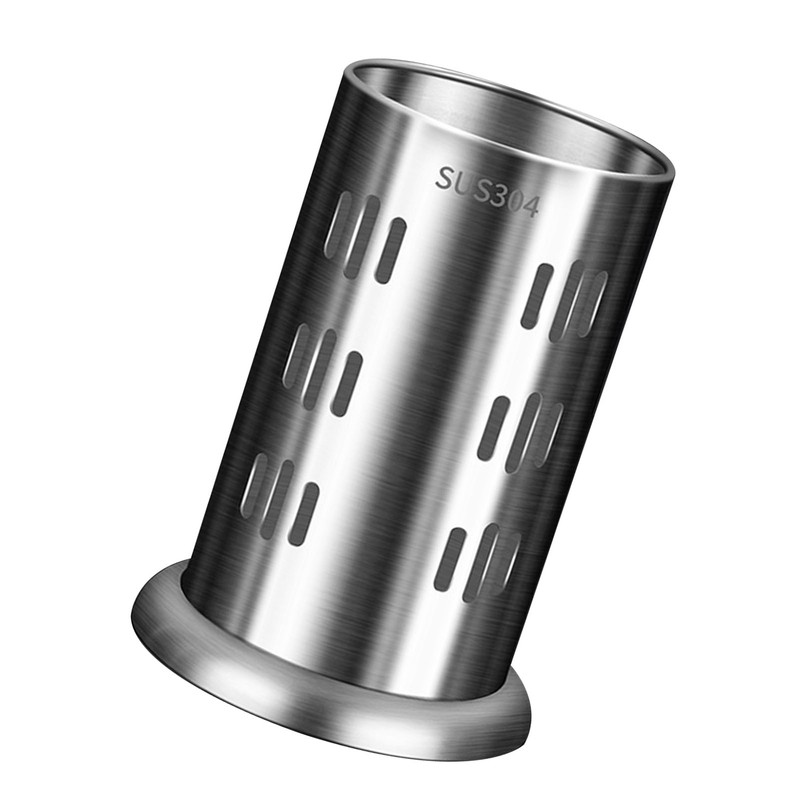 Stainless Steel Utensil Holder Large Capacity Multifunctional Chopstick Spoon with