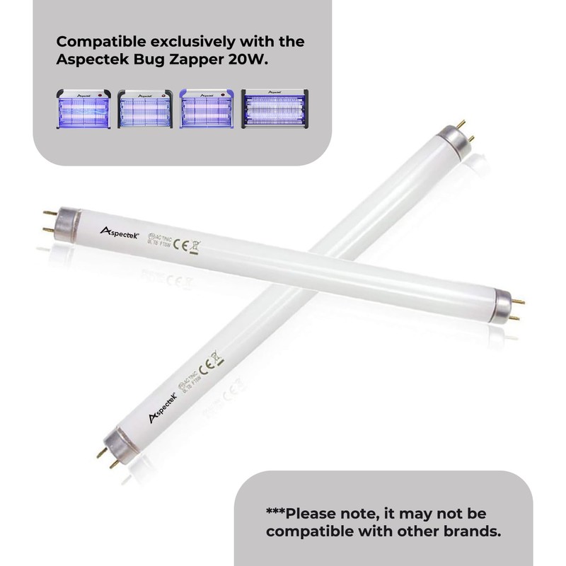 ASPECTEK Bug Zapper Mosquito UV Lamp Replacement Bulbs - Pack