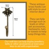 Knobs By Blossom Vintage Antique Brass Iron Wall Hooks Tie