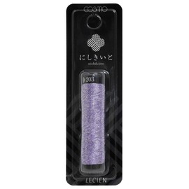LECIEN Col.203 No. 77 Nishikiito Glitter Embroidery Thread Roll 66.4 ft (20 m) Roll